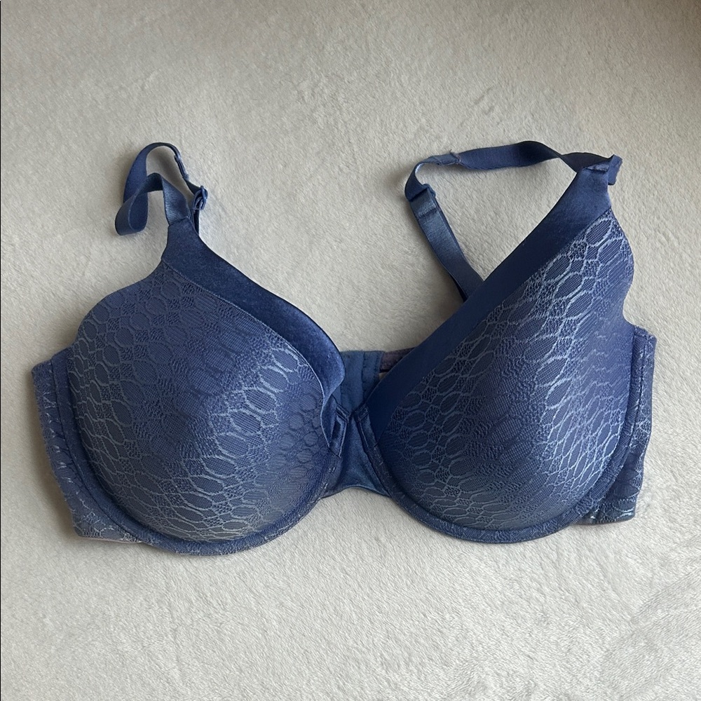 Blue Lace Bra - Picture 1 of 4